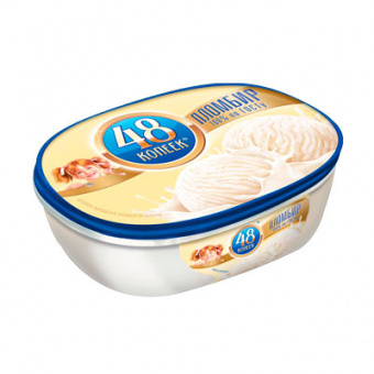 Мороженое пломбир "48 Копеек" с м.д.ж. 13 % - 